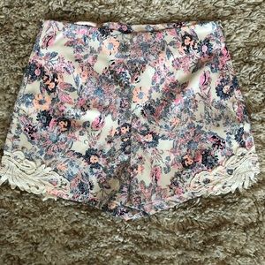 Jealous Tomato High-Waisted Floral Shorts